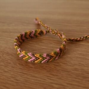 10/$25 Orange Chaos Woven Bracelet